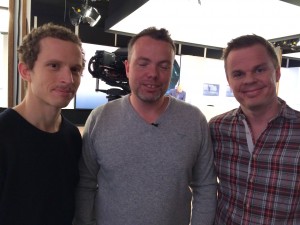 Verdensmesteren Peter Eastgate, sangeren og pokerentusiasten Rasmus Nøhr samt Pokereksperten Anders Jensen.
