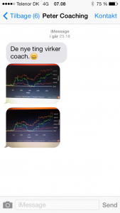 De nye ting virker, coach :)